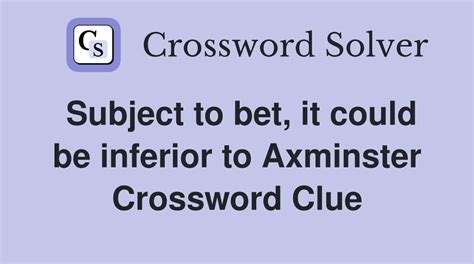 betting advisor crossword clue